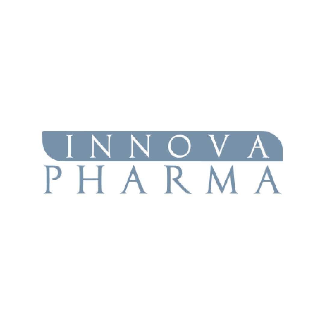 Logo do cliente Innova Pharma: indústria atendida pela Muvek