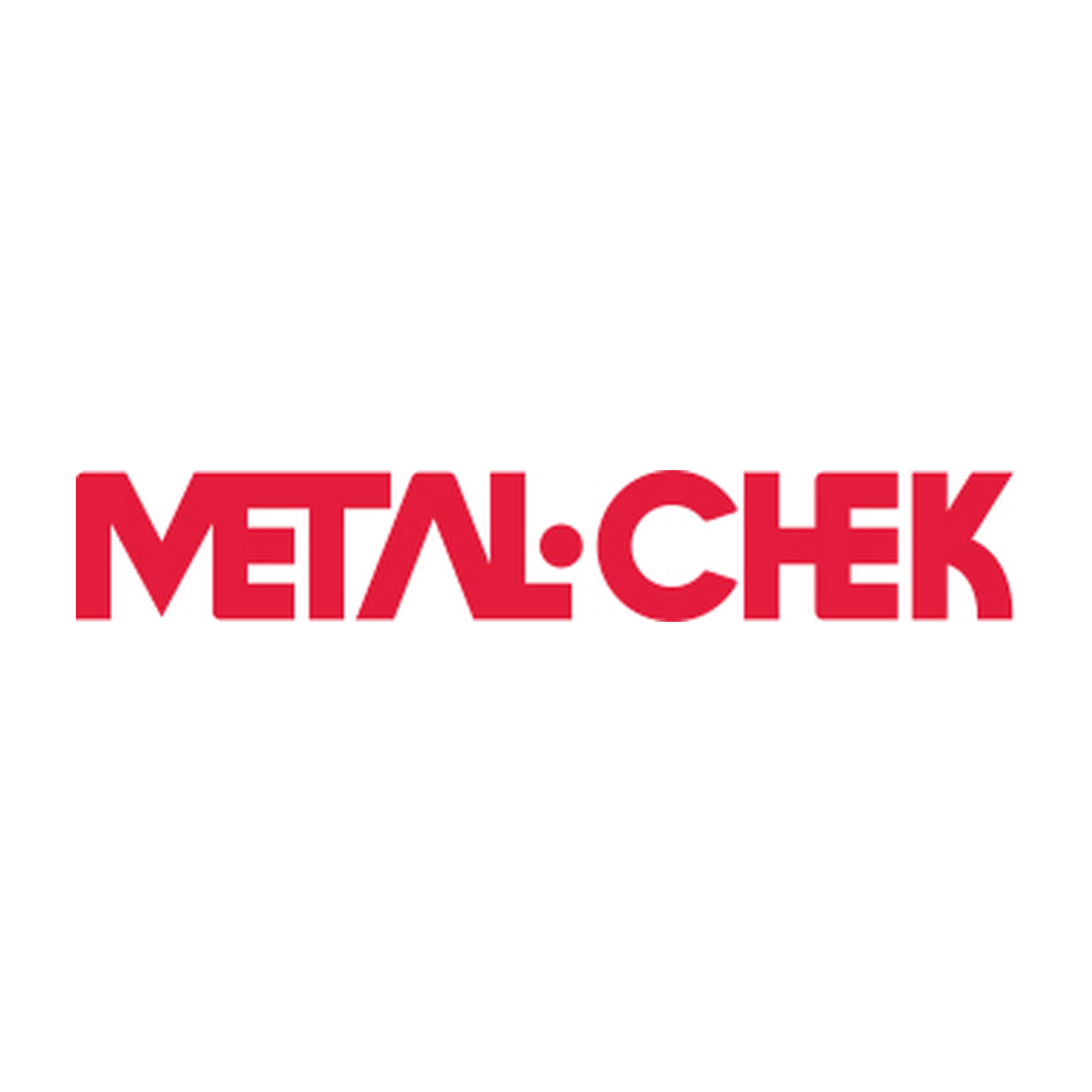 Logo do cliente Metal-Chek: indústria atendida pela Muvek